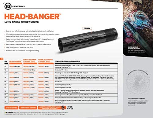 picture 645 Turkey Choke hs strut undertaker xt hd ported super full turkey choke tube 06711