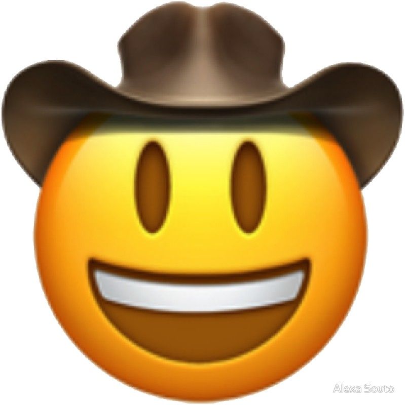 pix All Cowboy Emojis cartoon emoji emoticon cowboy smiley face character