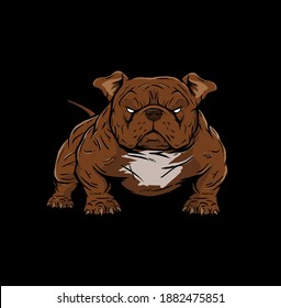 wallpapers American Bully Cartoon https www shutterstock com image illustration bully americanbully logo dog pitbull 1882475851