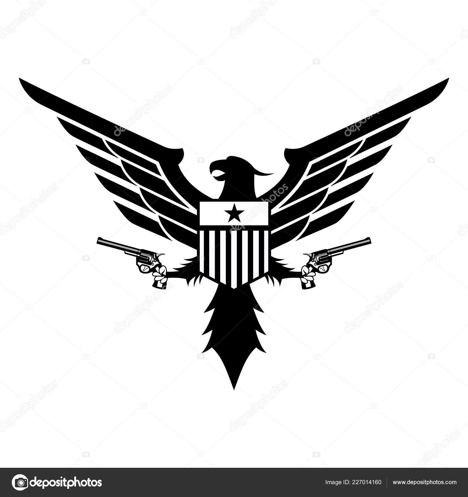 wallpapers Army Eagle Logo realistic us army logo american eagle shield arrows and flag black 31 in walmart com