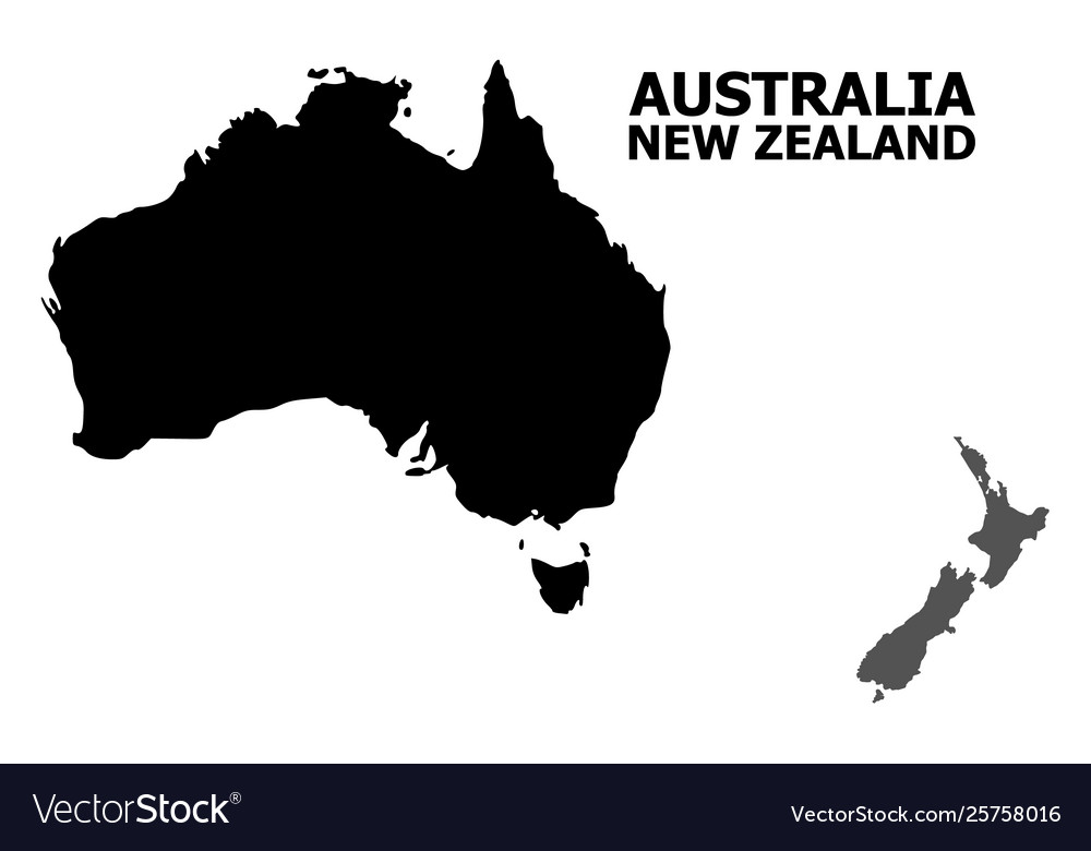 pics Australia And New Zealand Map Outline australia printable blank maps