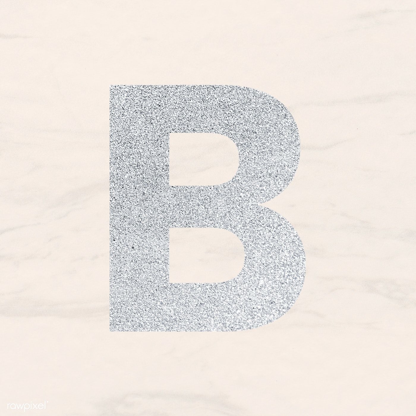 pix B Sticker Download glitter capital letter b sticker