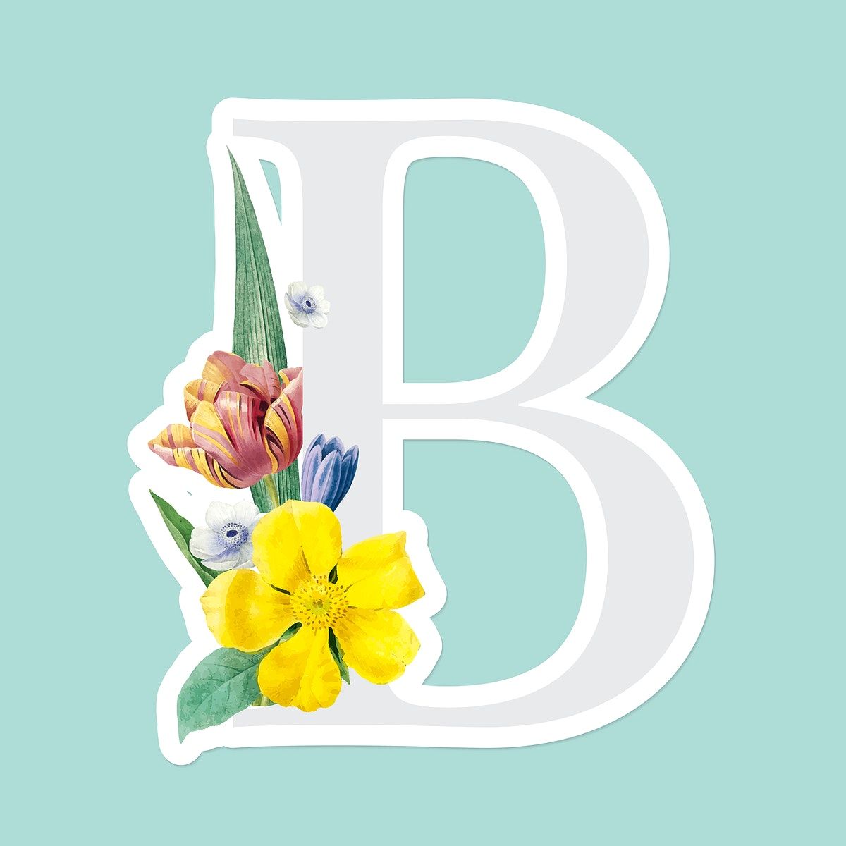 images B Sticker Download png alphabet b sticker font serif