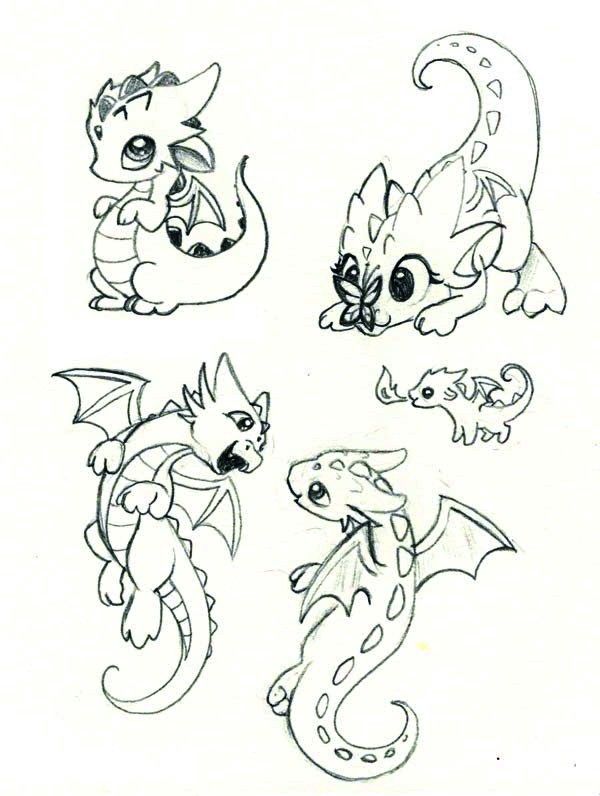 pix Baby Dragon Outline baby dragon dragon sketch dragon art