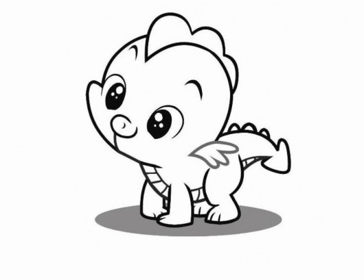 pics Baby Dragon Outline baby dragon dragon coloring page