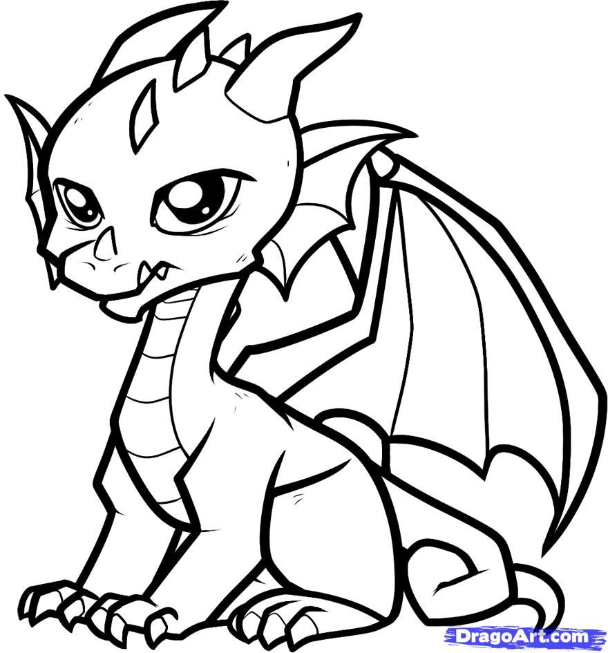photo Baby Dragon Outline dragon outline transparent png