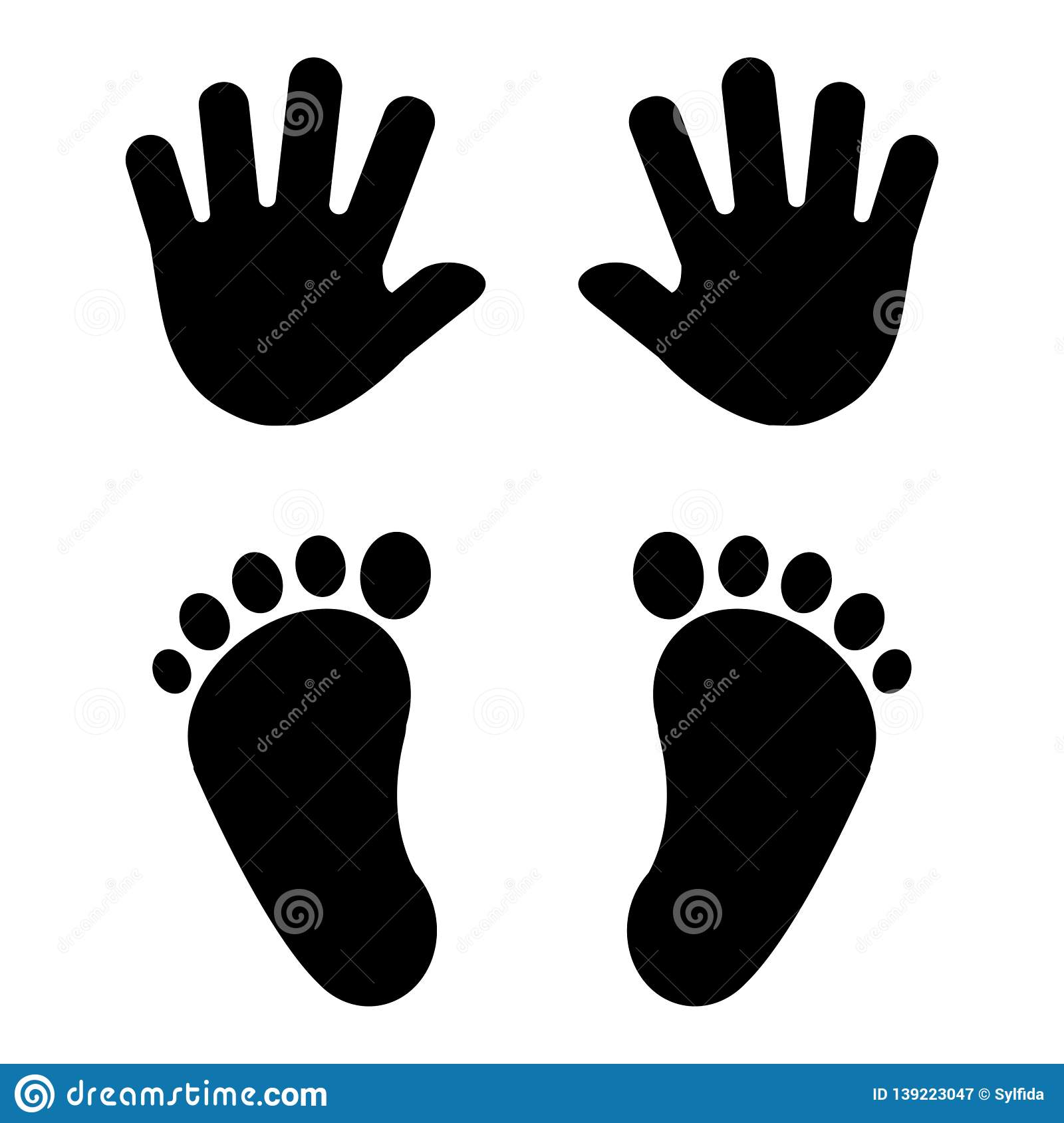 picture Baby Handprints Black And White https www shutterstock com image photo photograph newborn baby handprints black ink 269646656