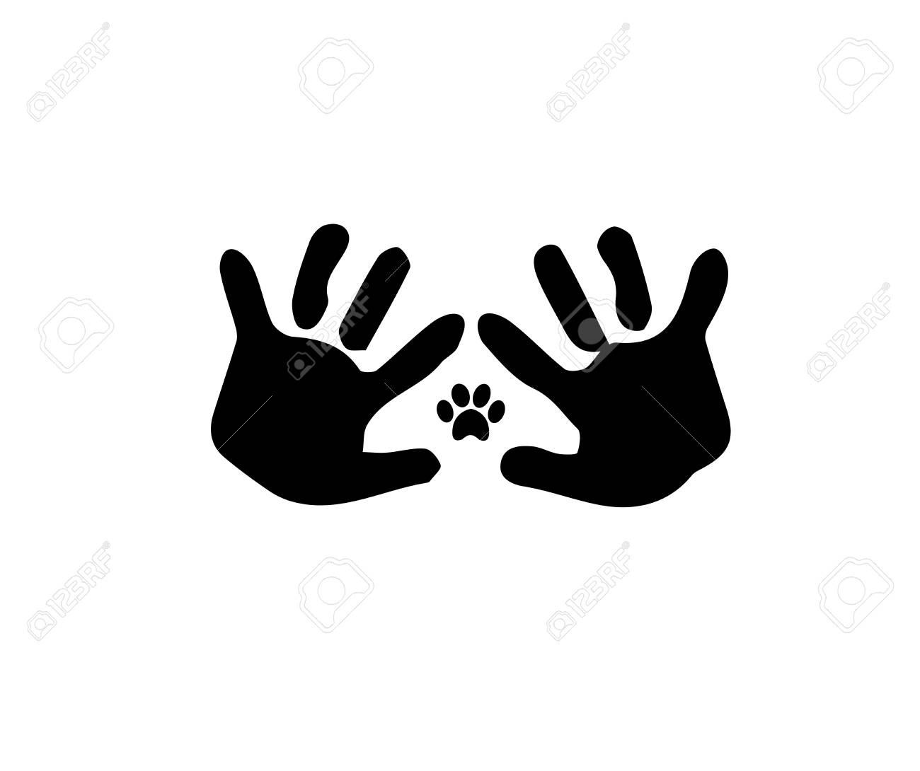 pics Baby Handprints Black And White amazon com