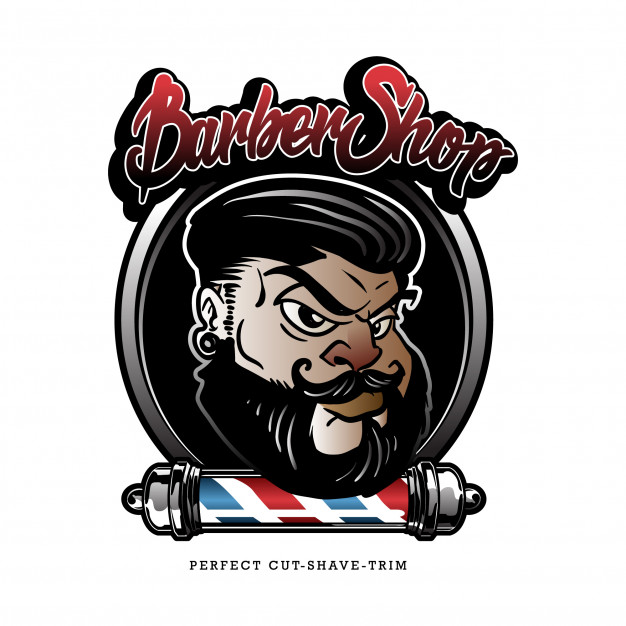 wallpapers Barber Cartoon Logo barber logo design barber shop logo