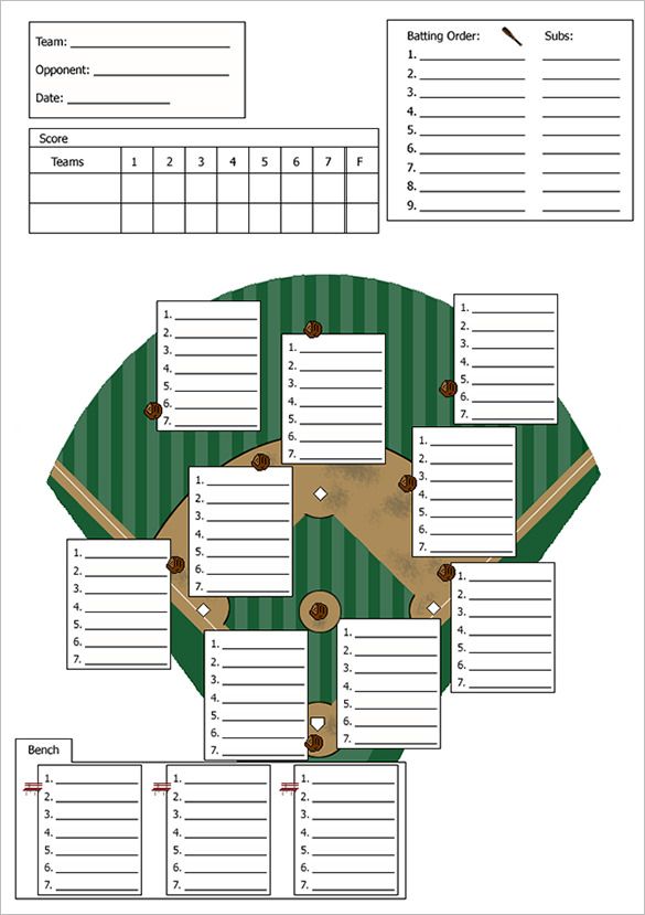 photo Baseball Coach Templates sample baseball roster templates in pdf