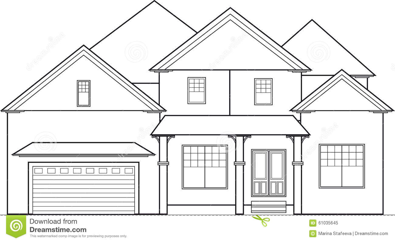 images Big House Drawing tutorial how to draw big house step by step for beginners
