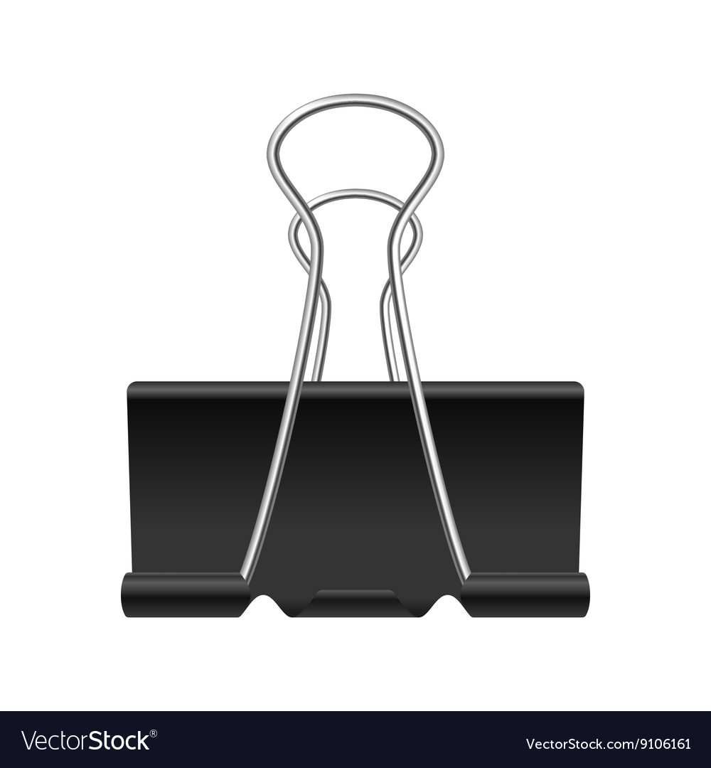 pics Binder Clip Png vectorstock
