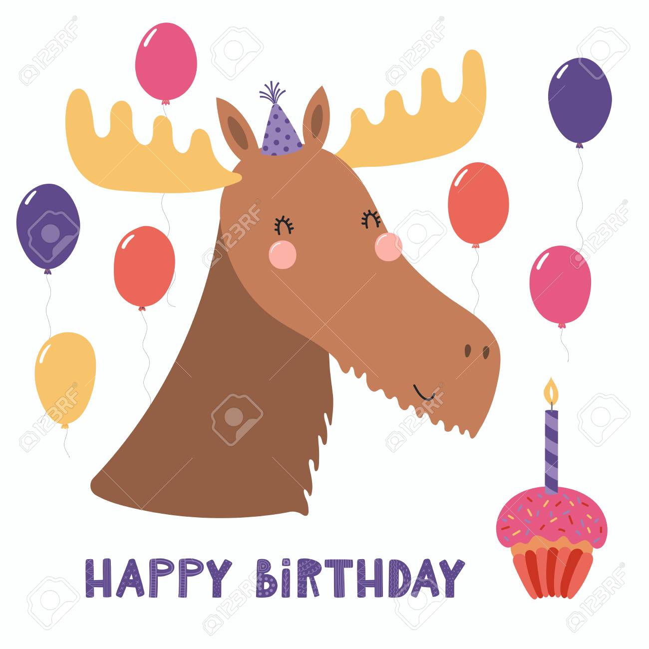 photo Birthday Moose Image it moose be your birthday greeting card