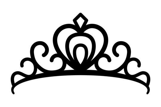picture Black And White Princess Crown Clipart princess crown black and white clip art