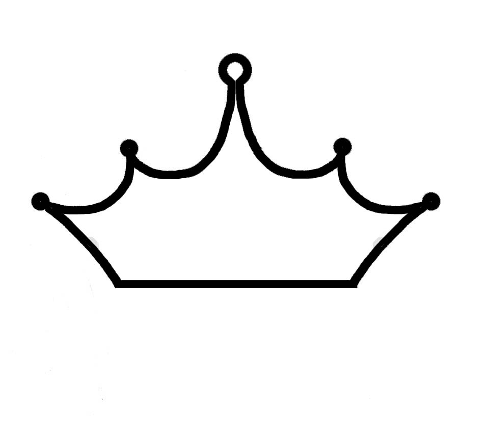 pics Black And White Princess Crown Clipart clipart library