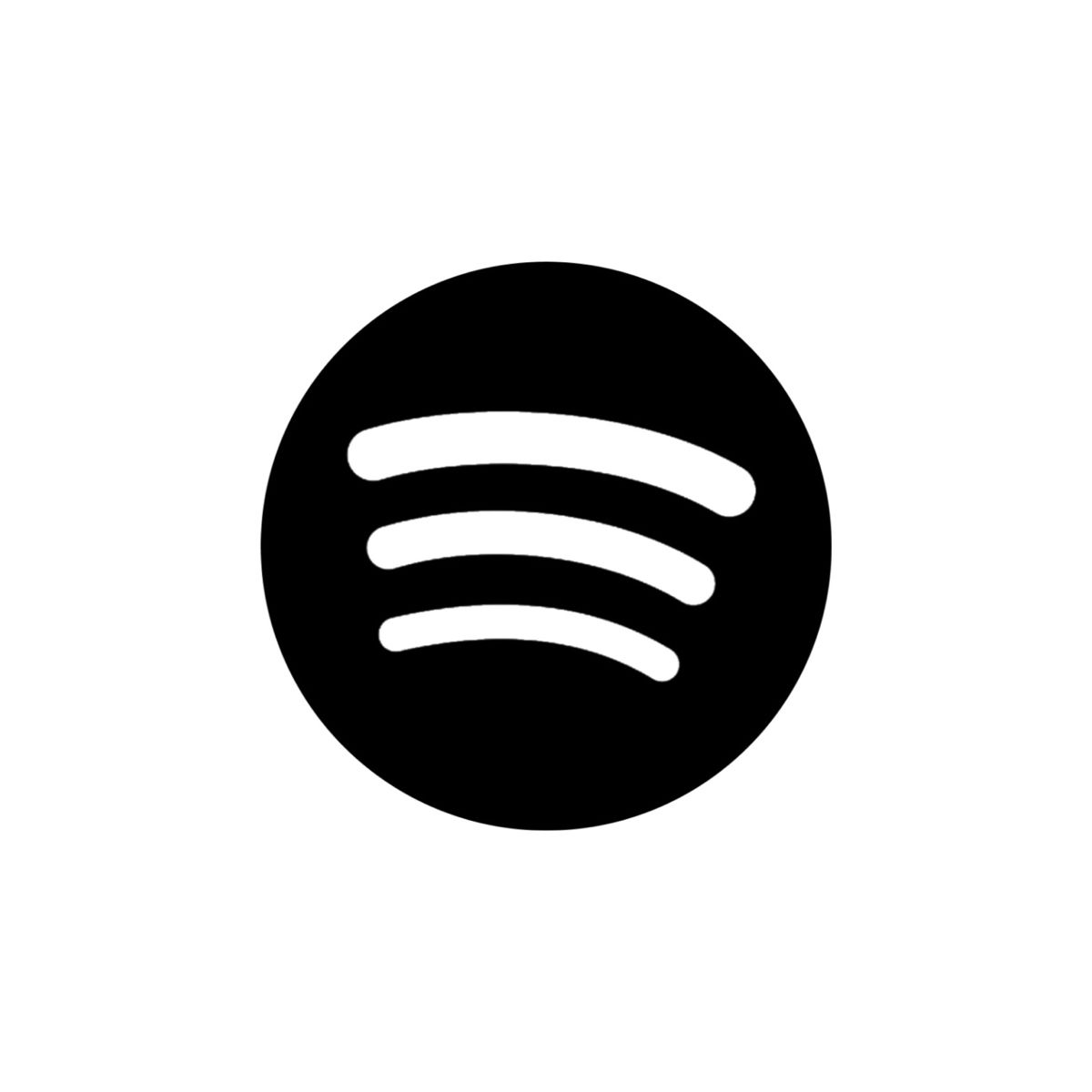 pics Black And White Spotify Logo spotify logo black transparent hd png