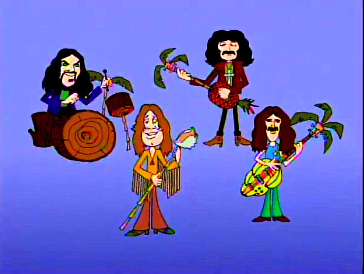 pic Black Sabbath Cartoon animated lost 70s cartoon airing
