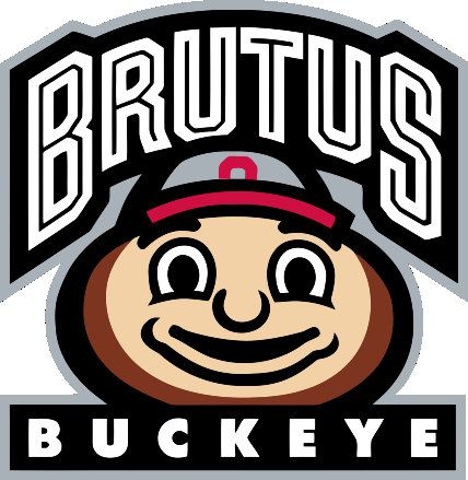 wallpapers Brutus Buckeye Logo ncaa wall mural vinyl sticker sports logos ohio state buckeyes s686