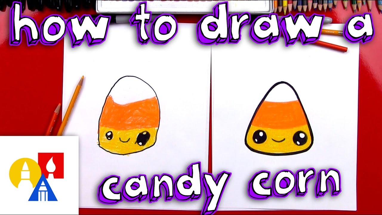 pix Candy Corn Drawing how to draw cartoon candy corn