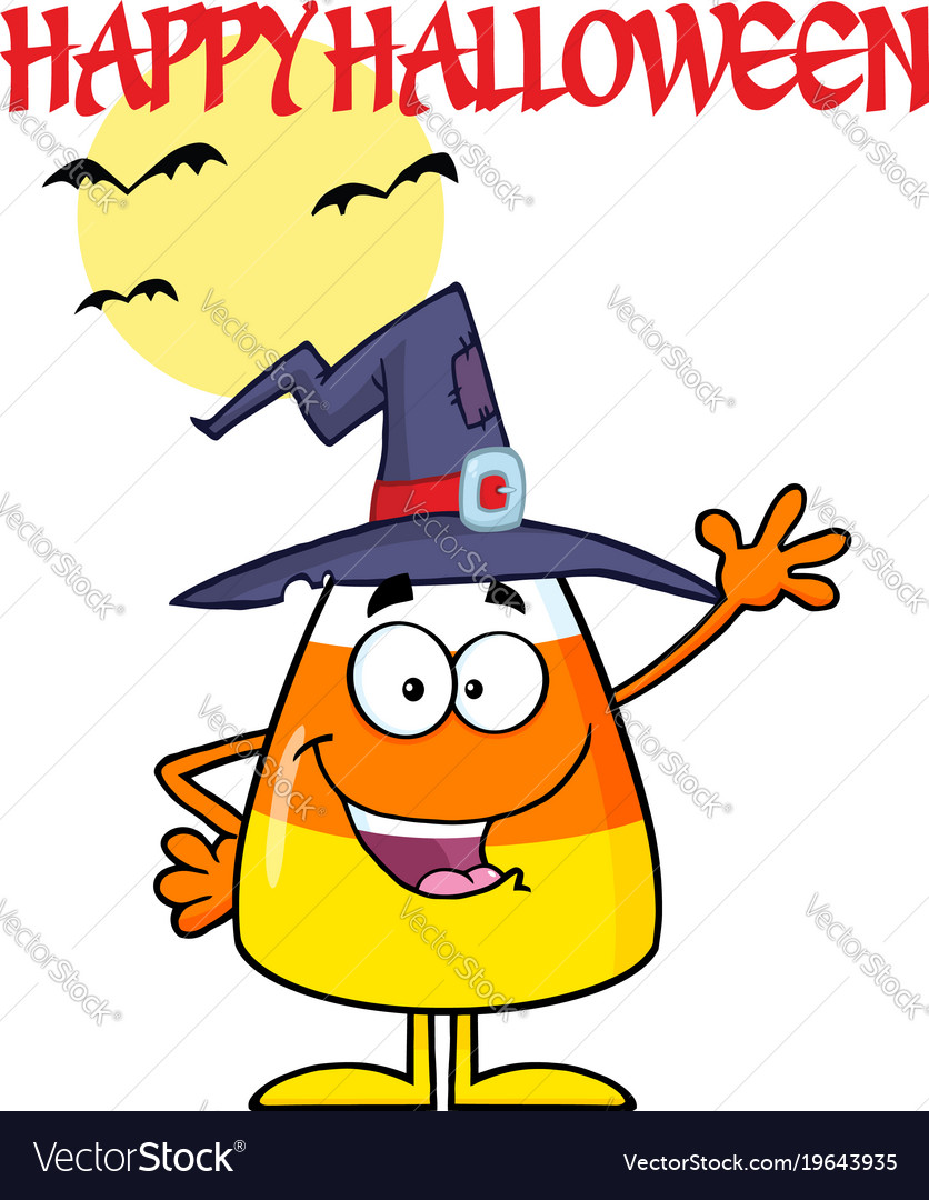 pic Candy Corn Witch Cartoon cartoon candy corn costumed character mascot in witch hat halloween humanized sweet symbol for party poster and decoration stock illustration download image now istock