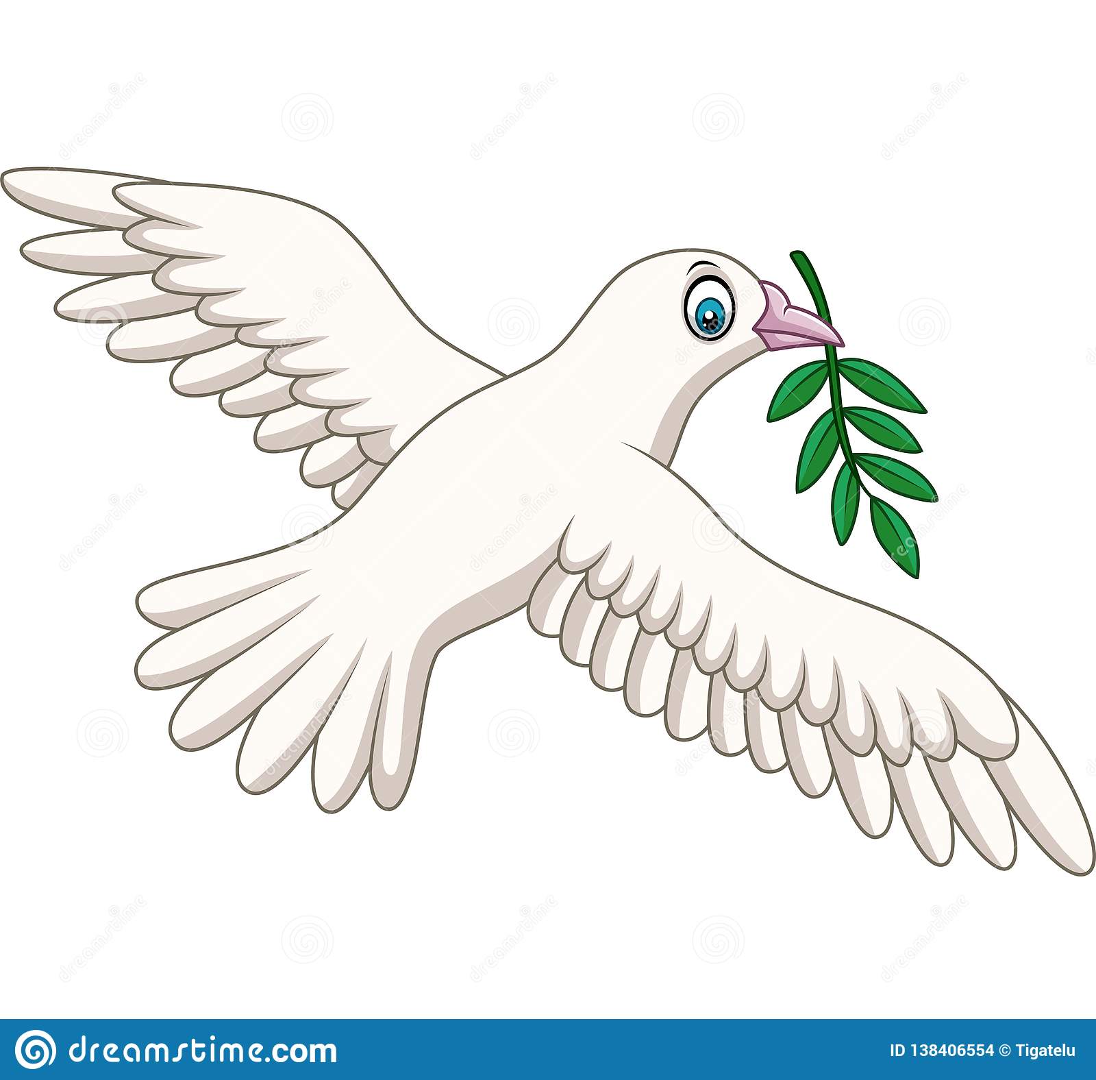 photo Cartoon Dove Bird https www alamy com dove bird flying cartoon image244063885 html
