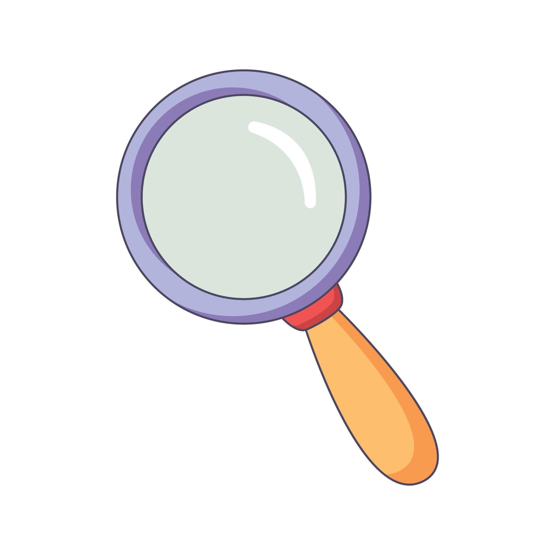 pix Cartoon Magnifying Glass Image vectorstock