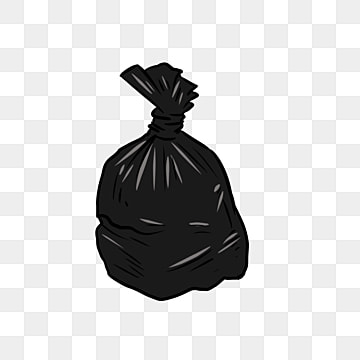 pic Cartoon Rubbish Bag cartoon trash bag stock illustrations