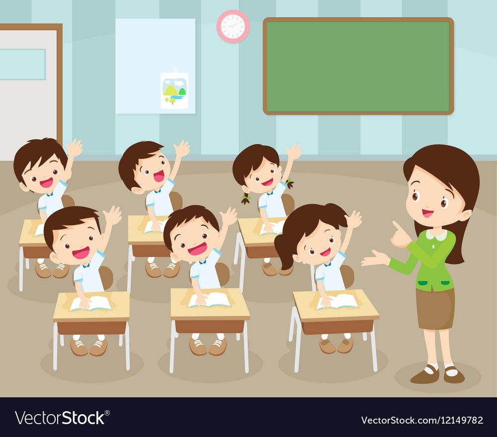 photo Cartoon Teacher And Student Images teacher teaching students student