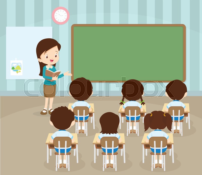 pic Cartoon Teacher And Student Images vectorstock