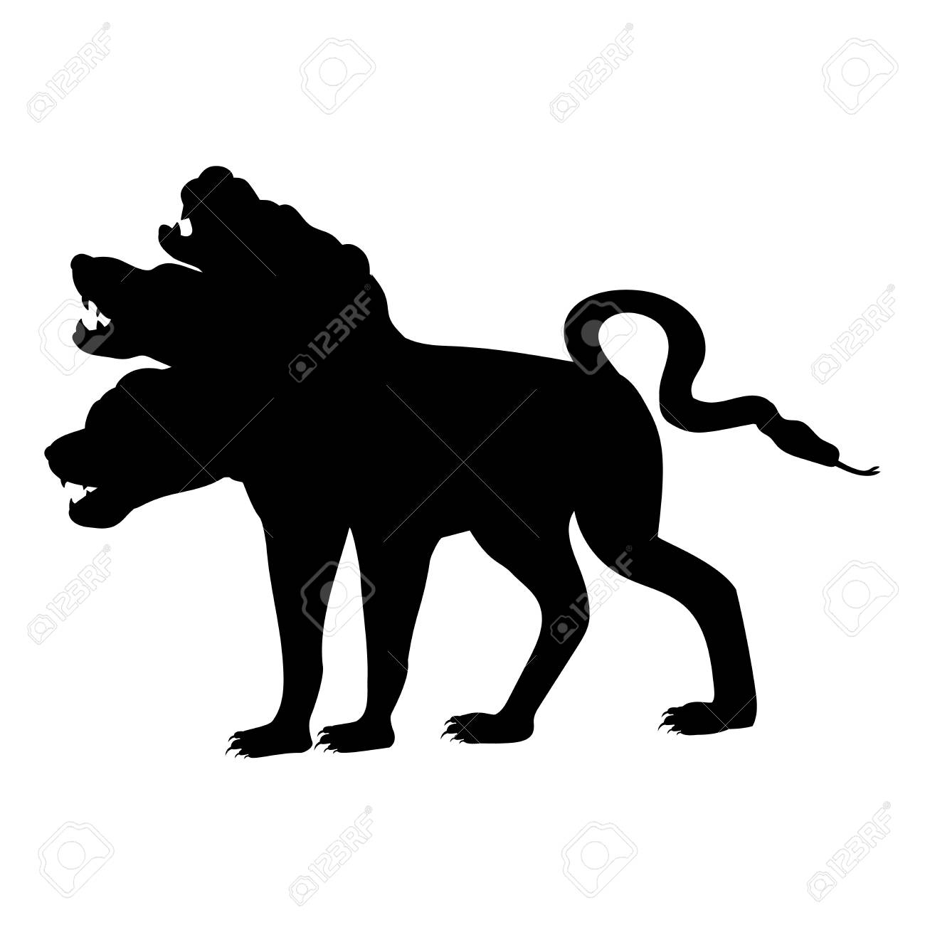photo Cerberus Silhouette cerberus svg cerberus dxf cerberus png etsy