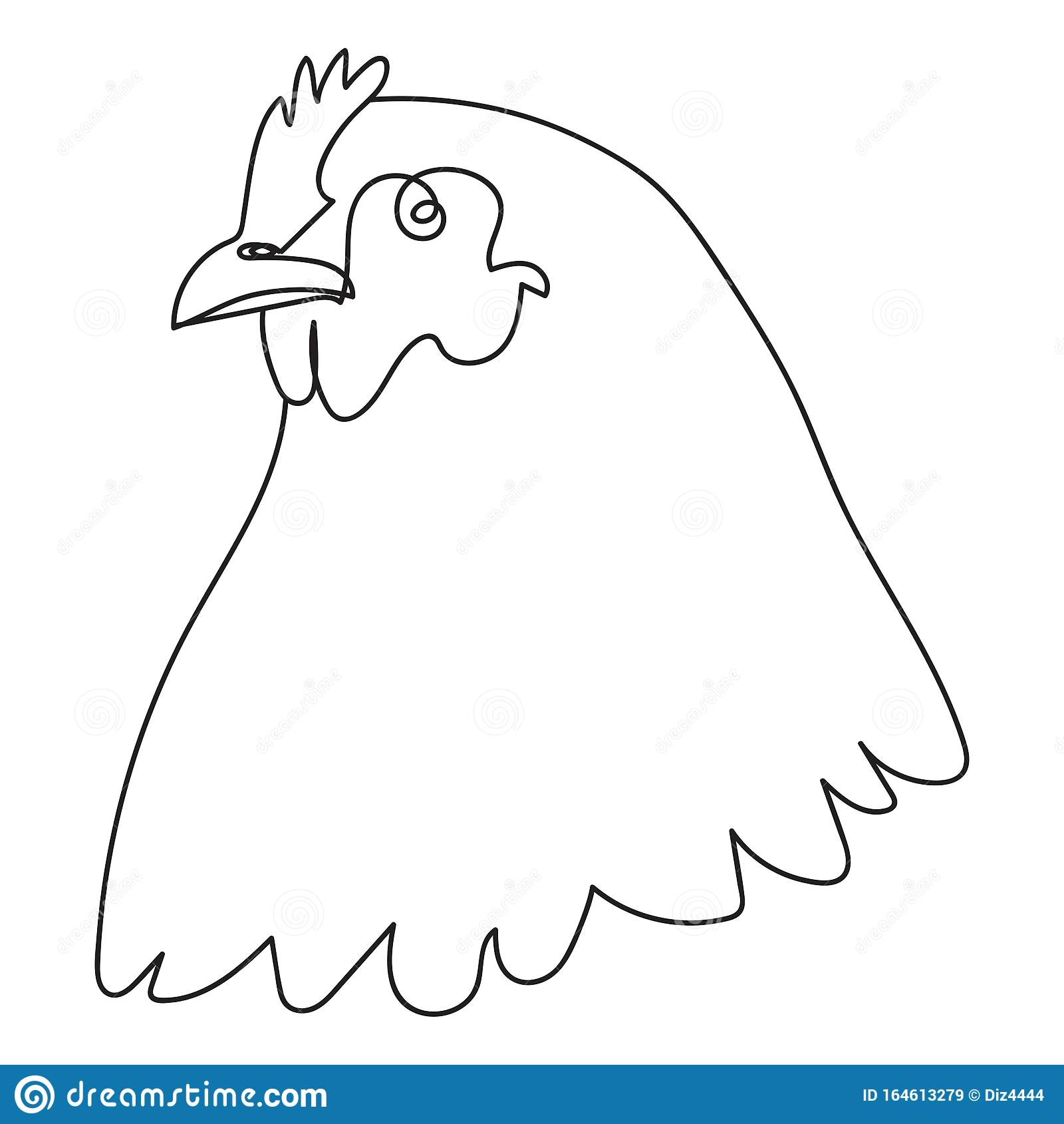 images Chicken Head Outline https www gograph com illustration outline sketch illustration of chicken head gg63459541 html