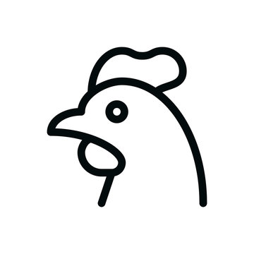 wallpapers Chicken Head Outline https stock adobe com images chicken head isolated icon poultry outline icon hen meat linear vector icon with editable stroke 372177096 start checkout 1 content id 372177096