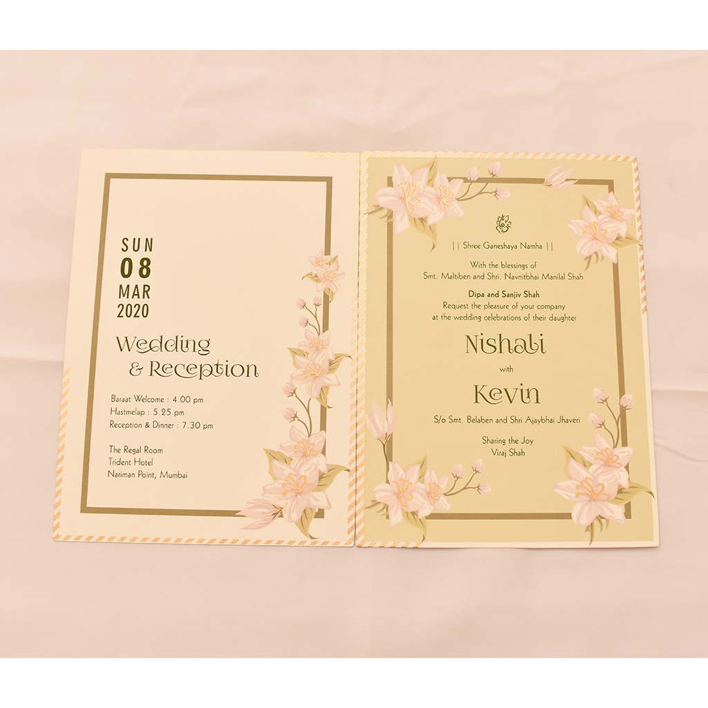 pic Christian Wedding Card Design Images elegant design floral wedding invitation card iwm pc1632