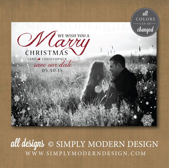 wallpapers Christmas Save The Date Images married little christmas holiday card save the date