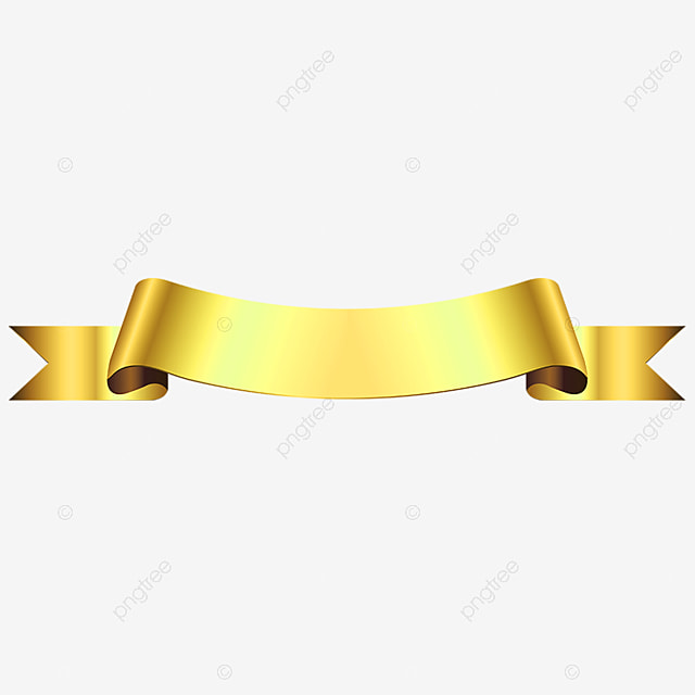 photo Cinta Dorado Png vector cintas rojas y doradas vector