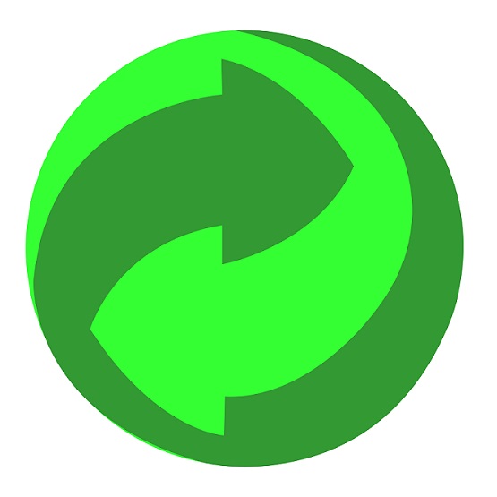 picture Circle Arrow Symbol On Plastic little clock face with an arrow on some