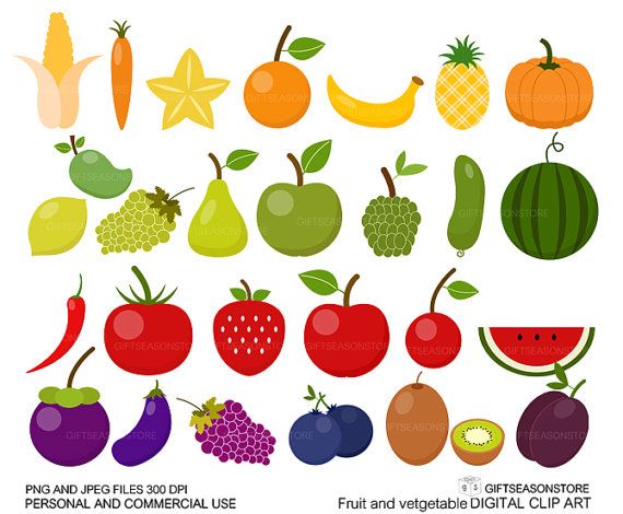 pix Clipart Pictures Of Fruits And Vegetables clipart library