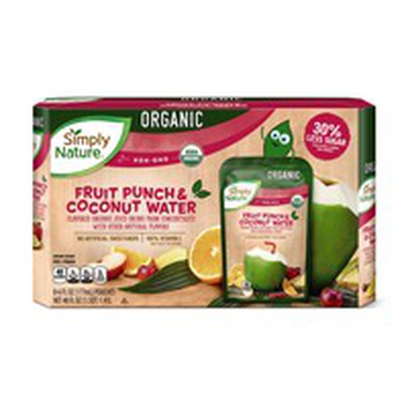 wallpapers Coconut Water Juice Pouches simply nature fruit punch coconut water