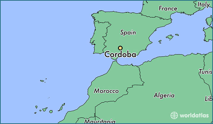 pix Cordoba World Map tourist map of english