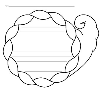 photo Cornucopia Outline vectorstock