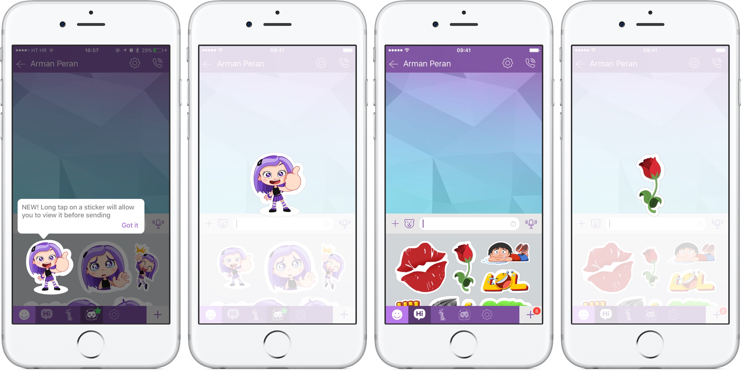 pic Create Viber Stickers Iphone preview delete and restore your stickers