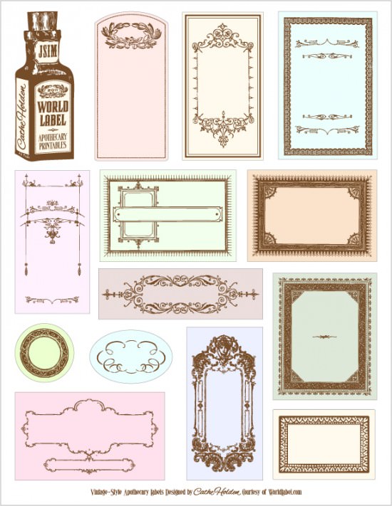 pic Cute Label Template 78 free printable labels and beautiful