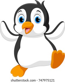 photo Cute Penguin Animation dreamstime com