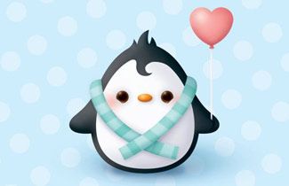 photo Cute Penguin Animation dreamstime com