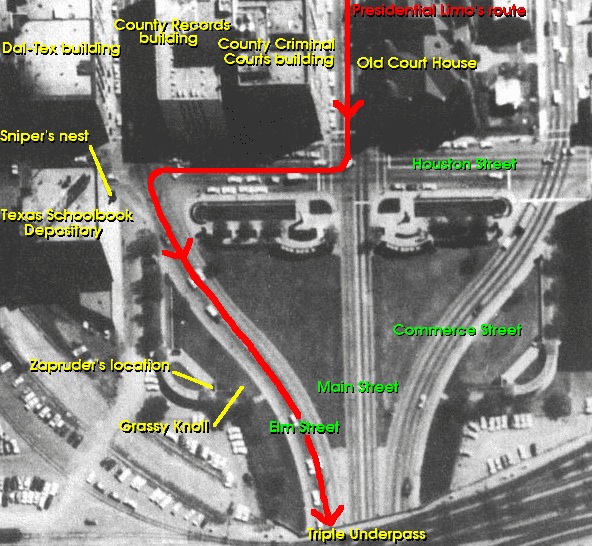 picture Dealey Plaza Diagram dealey plaza site of the jfk
