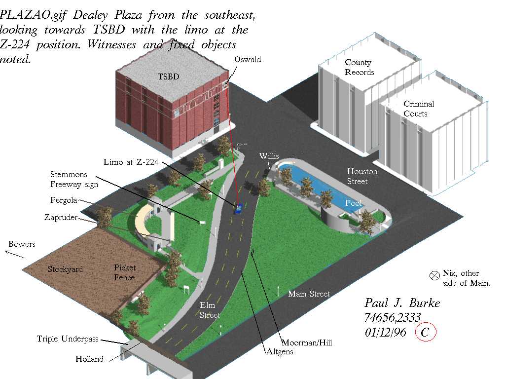 pix Dealey Plaza Diagram jfk assassination cameraman followed