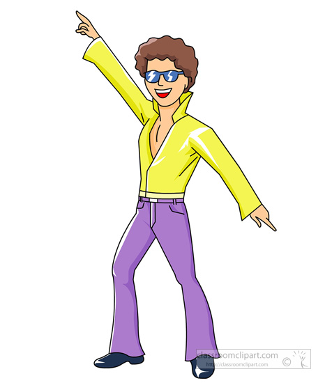 photo Disco Dancer Clipart disco dancer silhouette 01 stencil