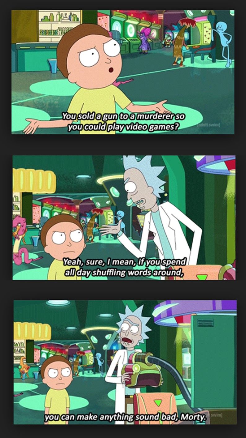 pic Don T Be Sheep Rick And Morty from brain control to multiverses