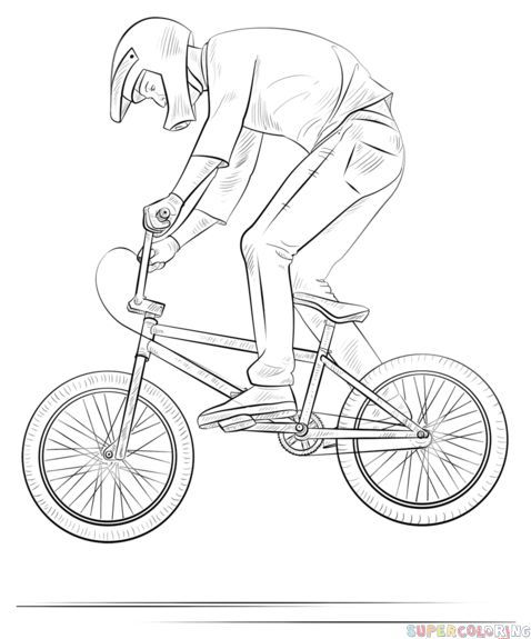 pic Drawing Of Bmx how to draw bike bmx glitter learn for kids bicycle toddlers bisiklet bmx cizimi cocuklar icin