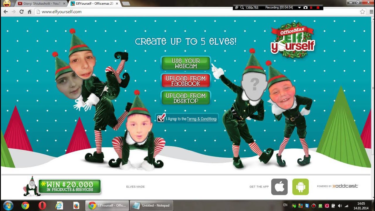 wallpapers Elf Yourself 2014 free elf yourself breakin dance in 2014